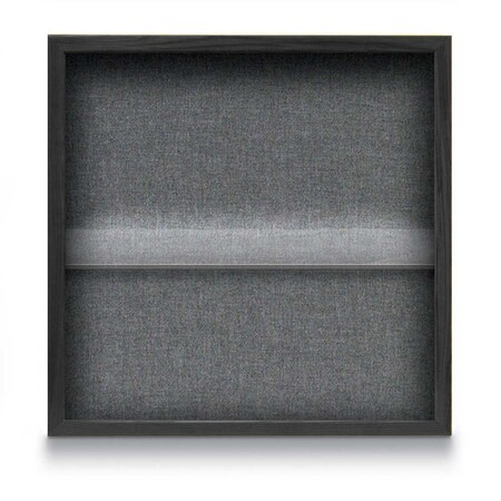 United Visual Products Outdoor Enclosed Combo Board, 48"x36", Bronze Frame/Black & Forbo UVCB4836ODBZ-BLACK-FORBO